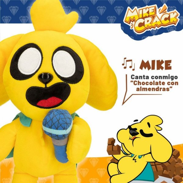 Pluszak wydający Dżwięk Mikecrack Żółty 29 cm