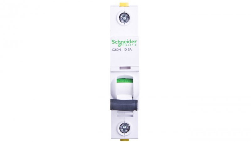 Wyłącznik nadprądowy 1P D 6A 6kA AC iC60N-D6 A9F05106