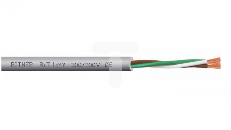 Przewód sterowniczy BiT LiYY 2x1,0 300/300V S30127 /bębnowy/