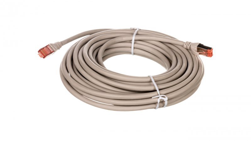 Kabel krosowy (Patch Cord) S/FTP kat.6 szary 10m DK-1644-100