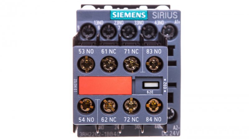 Stycznik pomocniczy 3A 6Z 2R 24V DC S00 3RH2262-1BB40