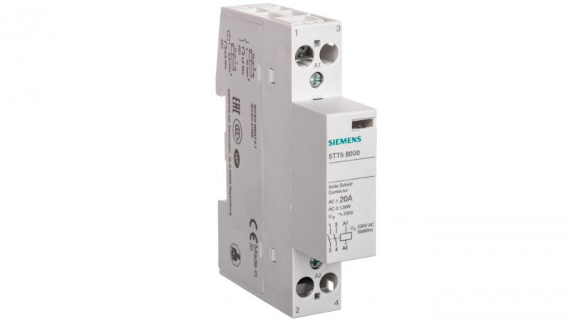 Stycznik modułowy 20A 2Z 0R 230V AC 5TT5800-0