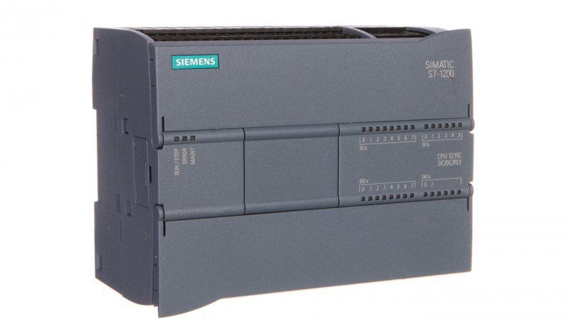 Przekaźnik SIMATIC S7-1200, CPU 1215C DC/DC/ INTERFEJS PROFINET (2 X RJ 45), 14 wej.bin. (24V DC)/10 wyj.bin. 6ES7215-1HG40-0XB0