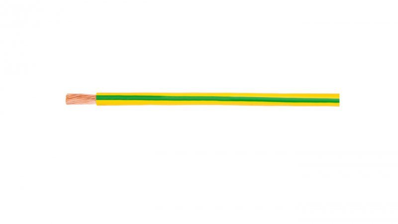 Przewód instalacyjny H05V-K (LgY) 2,5 żółto-zielony /100m/