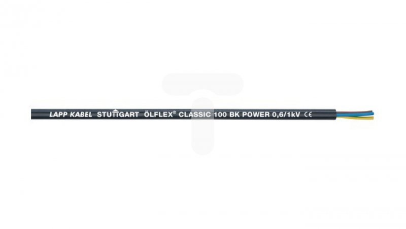 Przewód OLFLEX CLASSIC 100 BLACK 0,6/1kV 3G1 1120457 /bębnowy/