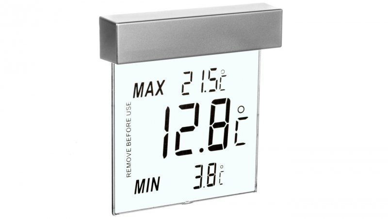 Termometr okienny Vision -25°C do +70°C duże cyfry 30.1025