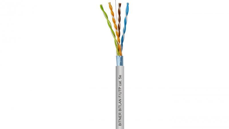 Kabel teleinformatyczny BiTLAN F/UTP kat.5e 4x2x0,5 TI0007 klasa Eca /100m/