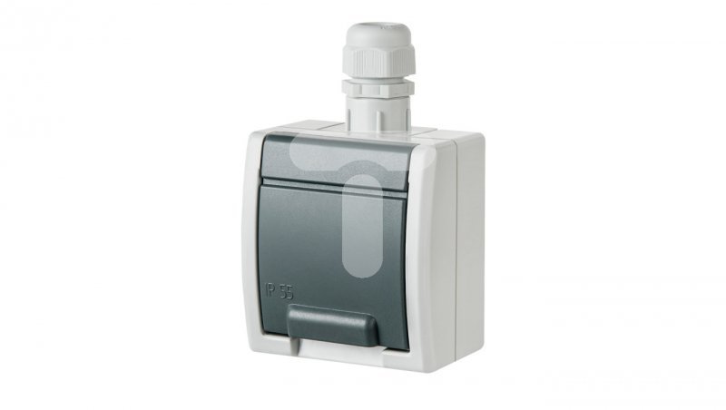 AQUANT Gniazdo 2P+Z schuko IP65 1244-65