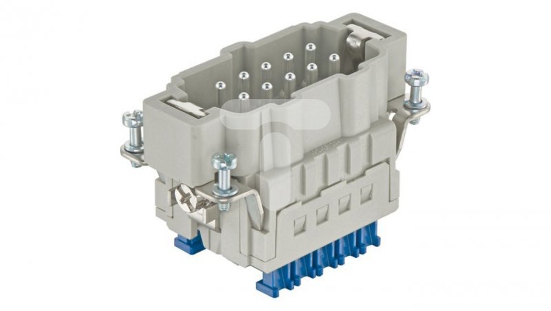 Złącze (wkład) (0,14-2,5 mm2) 10+PE męskie 500V 16A Han ES Press 09330102648