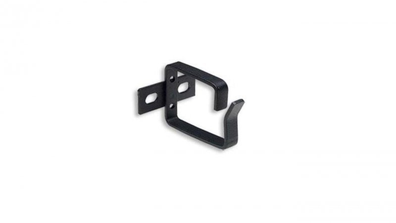 Pojedynczy uchwyt organizer kabli do szaf rack 19, czarny I-CASE RING-BK, INT 919586