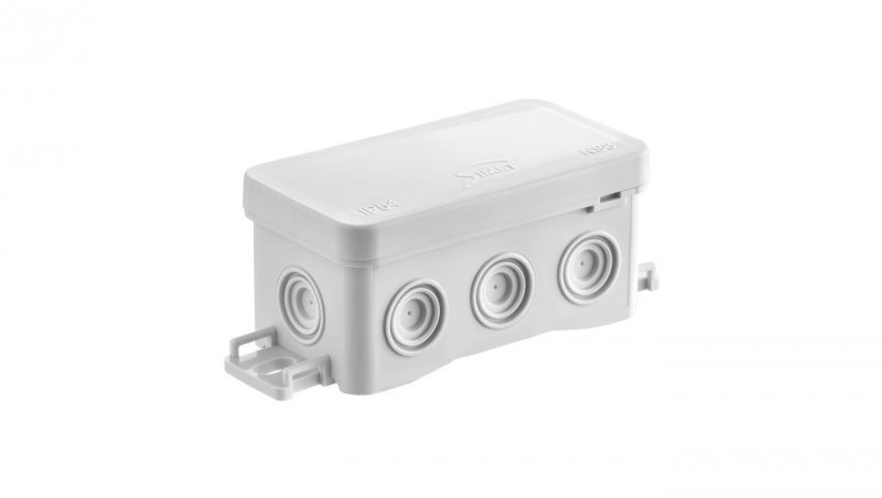 Puszka naścienna 45x45x85mm z dławnicą zintegrowaną samozatrzaskowa seria FASTBOX szara IP54 NS8 35357102