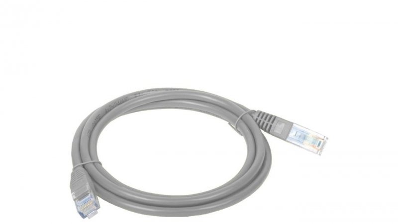 Patchcord UTP A-LAN KKU5SZA7 (RJ45 - RJ45 7m UTP kat. 5e kolor szary)