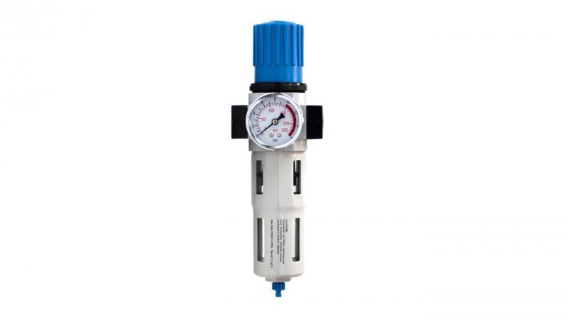 Filtroreduktor G 3/8 GW do 16 bar, regulacja 1,5-12 bar, 20 mikronów, Flowmatik