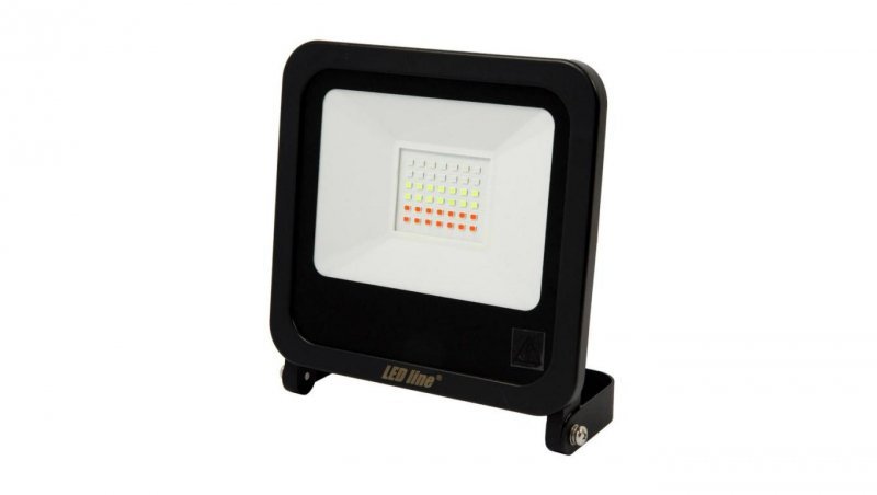 Projektor Naświetlacz Halogen LED line PHOTON 50W 220-240V AC kolorowy RGB sterowanie TUYA 3 lata gwar.