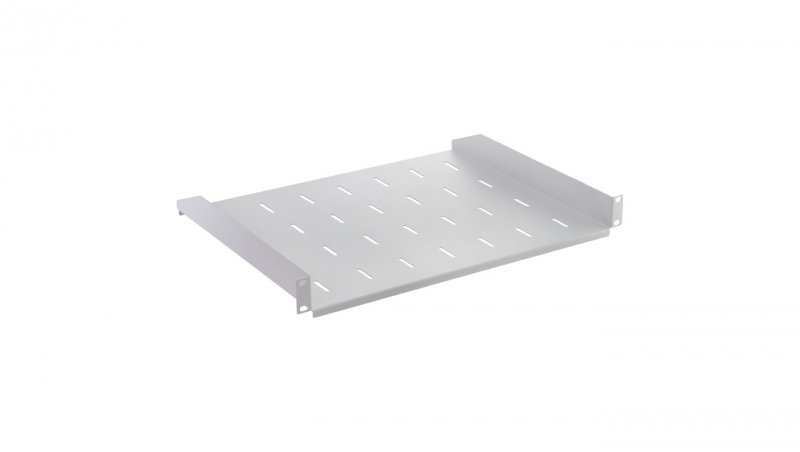 Półka stała do szafy RACK 19 cali 1U 350mm szara