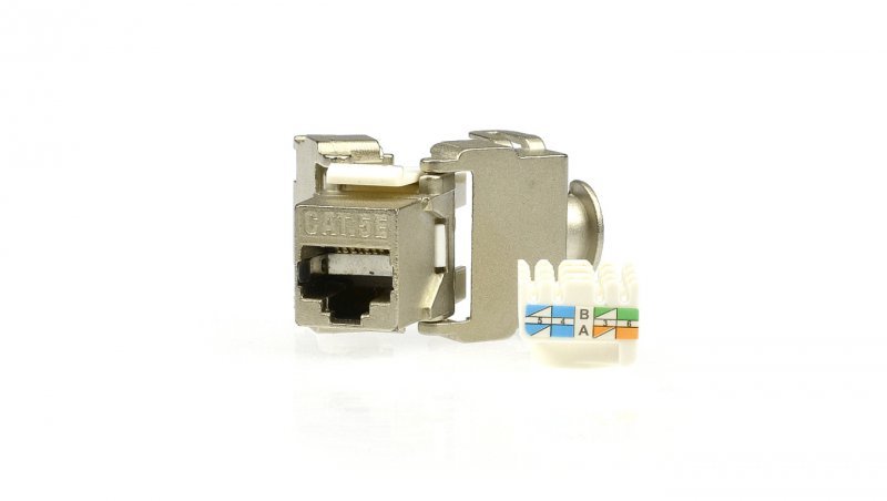 Moduł keystone RJ45 FTP kat.5e ekranowany beznarzędziowy NEKU