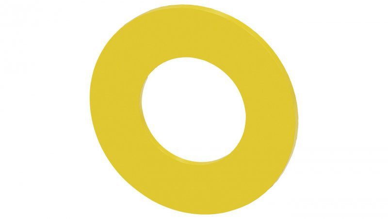 Etykieta podkładkowa żółta śr. zew. 45mm wew. 225mm gr. 2mm bez inskrypcji 3SU1900-0BA31-0AA0 /10szt./