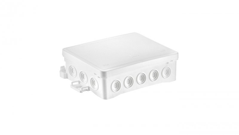 Puszka naścienna 90x40x135mm z dławnicą zintegrowaną samozatrzaskowa seria FASTBOX&amp;ampHOOK biała IP54 NS9 35404106