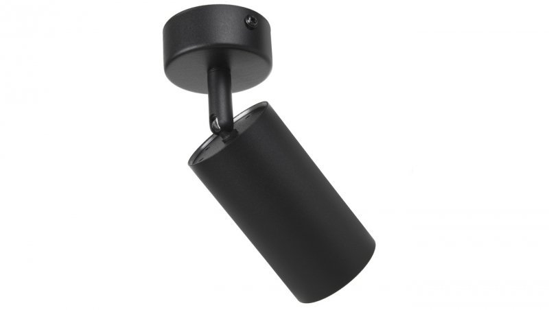 Lampa ścienno-sufitowa Maclean, punktowa, ruchoma, aluminiowa, 1xGU10, 55x100mm, kolor czarny mat, MCE451 B