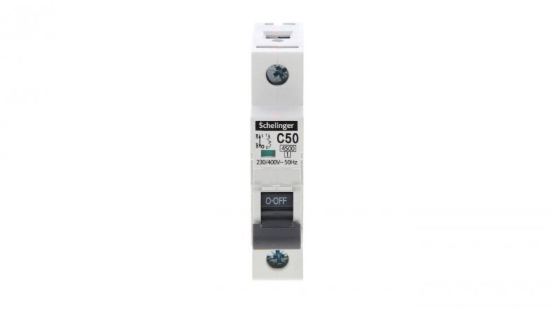 WYŁĄCZNIK NADPRĄDOWY 1P C 50A SCHELINGER