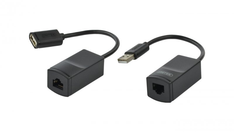 UNITEK Przedłużacz USB 1.1 do 60m pod kabel kat.5e, kat.6
