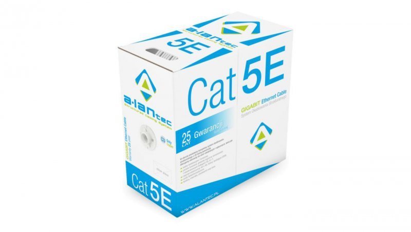Kabel F/UTP kat.5e LSOH 4x2x24AWG Eca ALANTEC /305m/ KIF5LSOH305