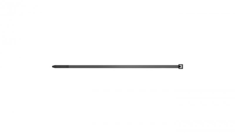 Opaska zaciskowa czarna UBN 7,6X350 87497 /100szt./