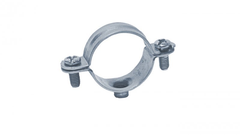 Metalowa obejma typ L 26mm do instalacji z aprobatą CNBOP E90 (100 szt.)