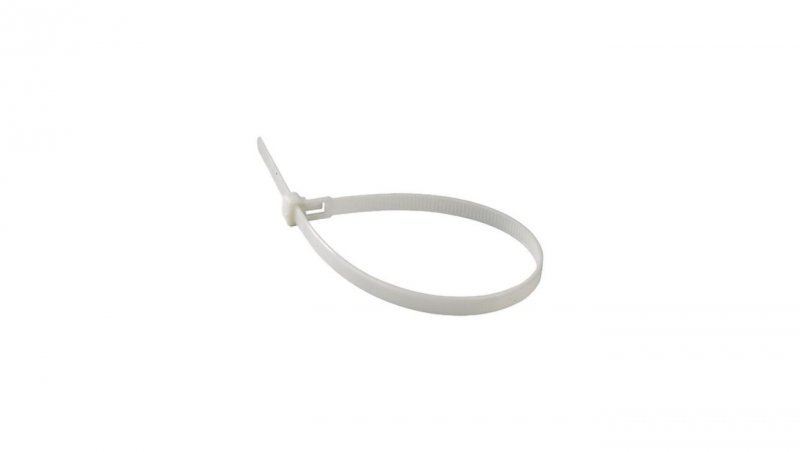 Opaska kablowa odporna na UV 300/4,5mm biała 100szt. 11173
