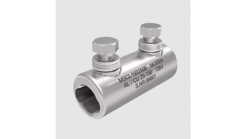 Złączka śrubowa MSCL150 Al/Cu 25-150mm² 12kV 2xAluminum MSCL1502A00