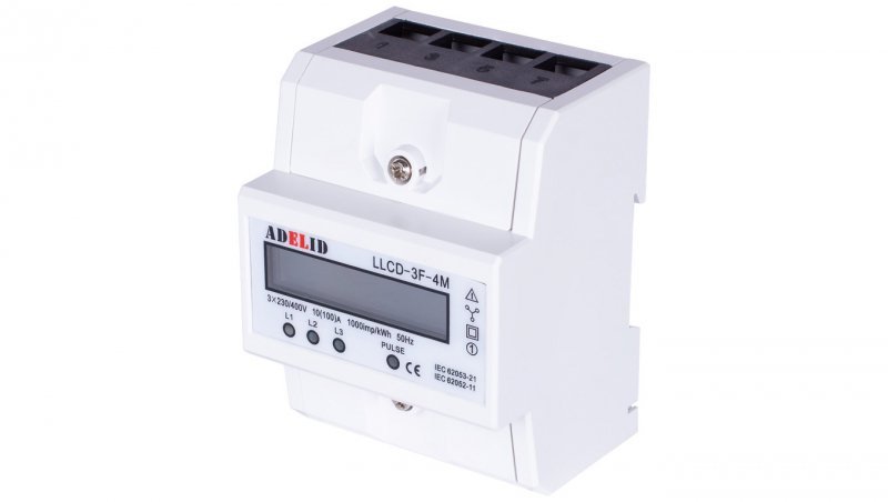 Licznik energii elektrycznej 3-faz. 10/100A AD 73.1116