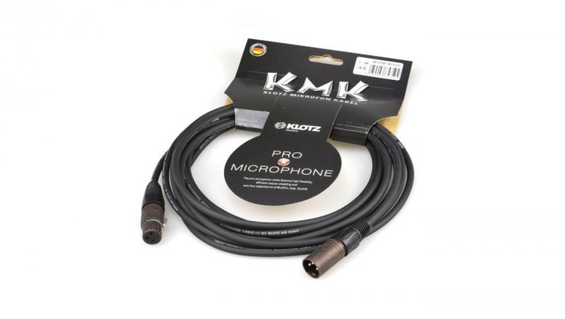 KLOTZ KMK Kabel mikrofonowy przedłużacz XLR (wtyk / gniazdo) 1m