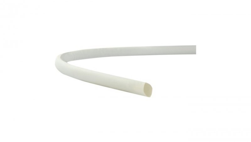 Rura termokurczliwa RC 9,5/4,8 biała /1m