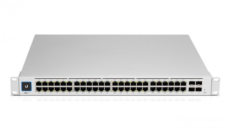 Switch UniFi, 40x RJ45 1000Mb/s PoE+, 8x RJ45 1000Mb/s PoE++, 4x SFP+, 600W Ubiquiti USW-PRO-48-POE