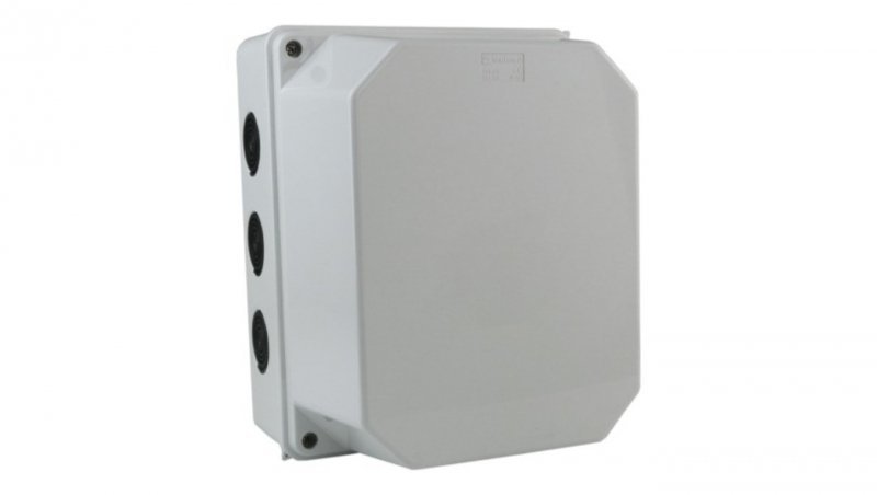 Puszka natynkowa z dławikami wym/wew 240x190x170 mm 12membran z wysoką pokrywą IP66 010.PG.CA.G M-L 2749