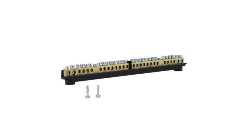 Listwa zaciskowa 12-modułowa 2 x (12P+2P) 1006.12 0698