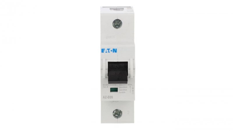 Wyłącznik nadprądowy 1P D 20A 25kA AC AZ-D20 174489