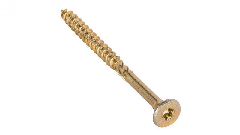 Wkręty ciesielskie z łbem stożkowym i gniazdem TORX 6,0x100 MASTER 100szt.