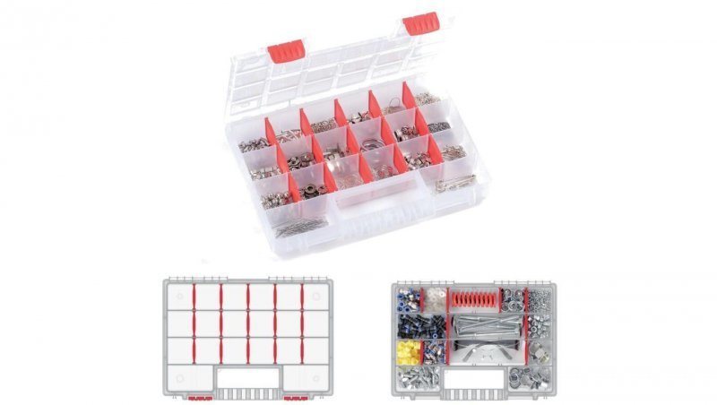 Organizer z przegrodami na akcesoria 344x249x50mm Kistenberg NORT 35