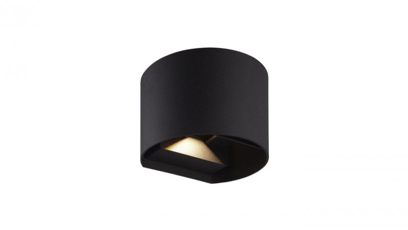 LED line LITE Kinkiet zewnętrzny LED aluminium 2x3W 4000K IP54 czarny CILINDER 3 lata gwar.