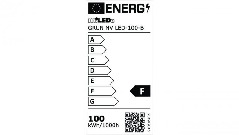 Naświetlacz Projektor LED Miledo GRUN NV LED-100-B 100W NW 4000K IP65 9500lm oprawa ruchoma 130 czarny 31394