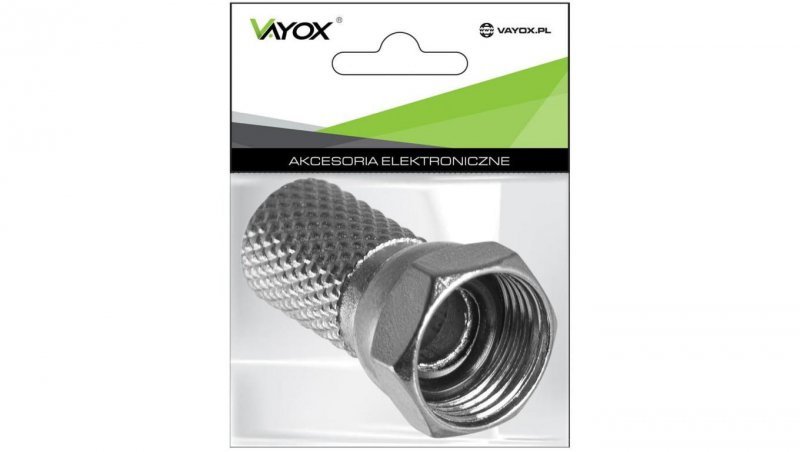 Wtyk sat F 6,8mm+ uszczelka Vayox (opakowanie 2szt)