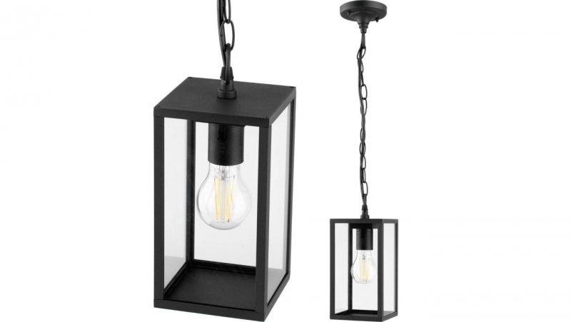 Lampa Ogrodowa Zewnętrzna Wisząca Malmo E27 Grafit - GOLDLUX