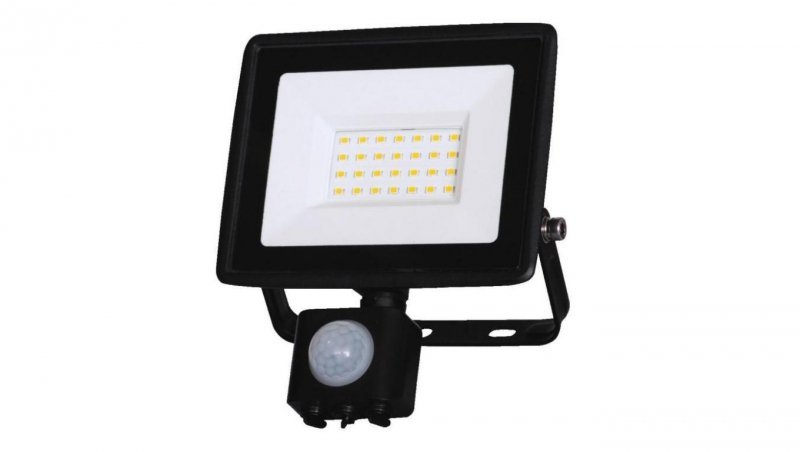 Naświetlacz Floodlight Slim G9 z czujnikiem ruchu 30W LED, 3040lm, 4000K, czarna / 47976