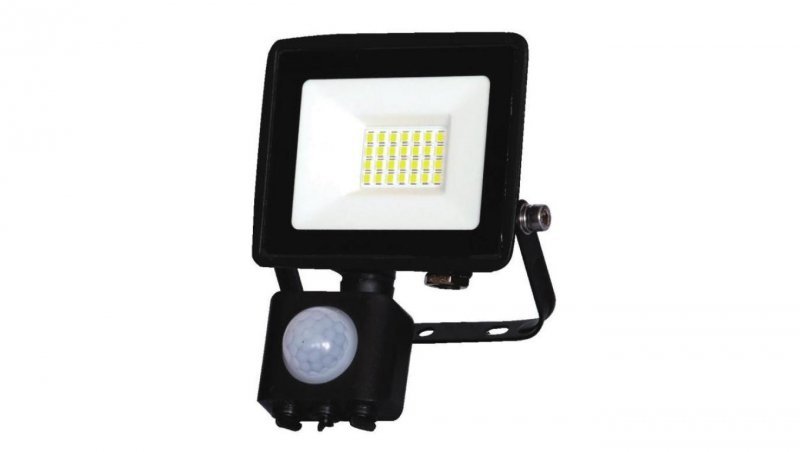 Naświetlacz Floodlight Slim G9 z czujnikiem ruchu 20W LED, 1900lm, 4000K, czarna / 47975