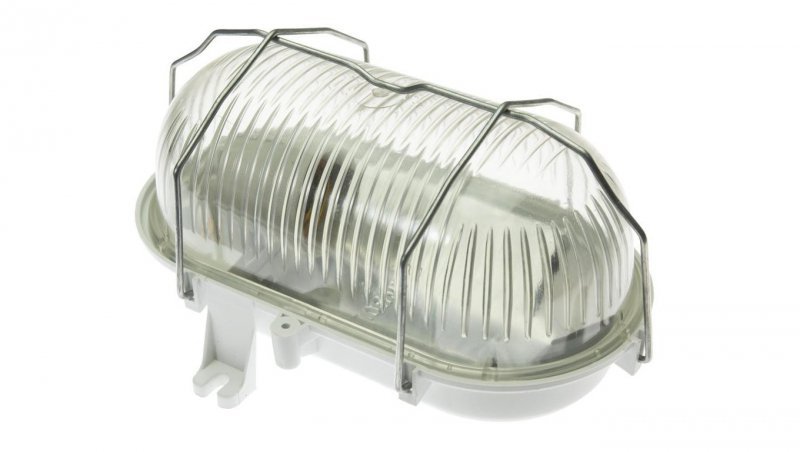 Oprawa kanałowa owal siatka metal 100W 20/1 b.10, p.10 poliwęglan D.3152P