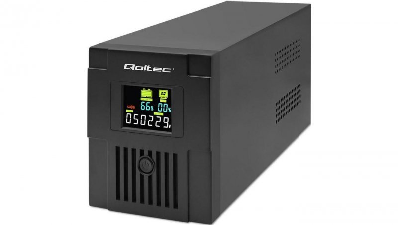 Qoltec Zasilacz awaryjny UPS Line Interactive Monolith 1500VA 900W LCD USB RJ45