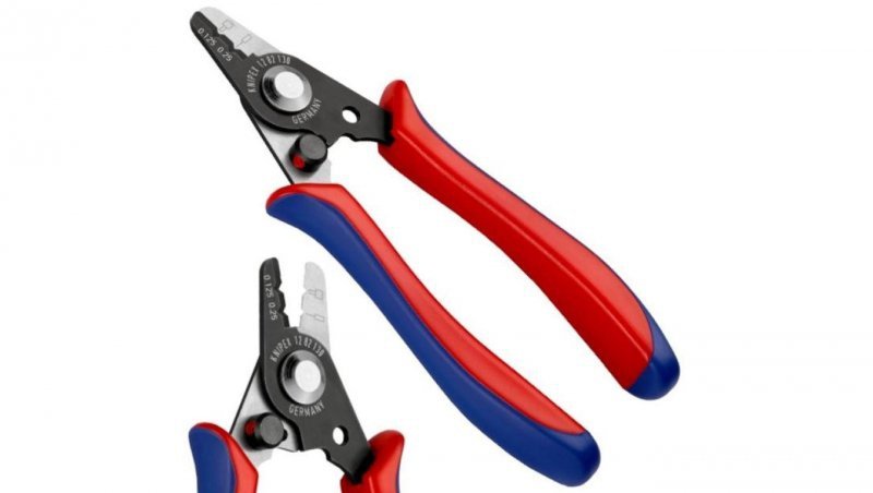 Szczypce do ściągania izolacji ze światłowodów 130mm KNIPEX 12 82 130 SB