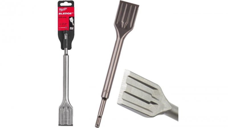 Dłuto SDS-Plus szerokie 250x40 mm - samoostrzące MILWAUKEE