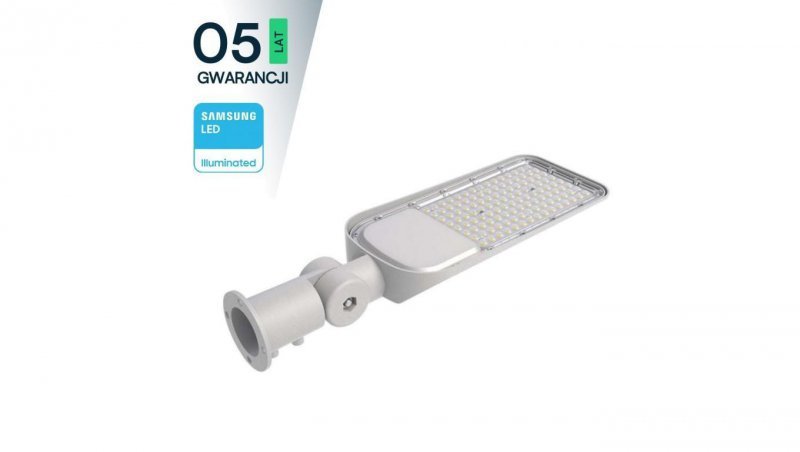 Oprawa Uliczna LED z regulowanym uchwytem 150W 16500lm 4000K Diody SAMSUNG IP65 Szara 5 Lat Gwarancji 2120428